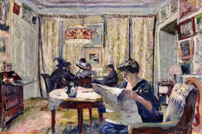 Briç Oyuncuları, c.1911 by Edouard Vuillard