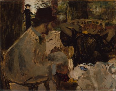Konuşma, 1897-8 by Edouard Vuillard