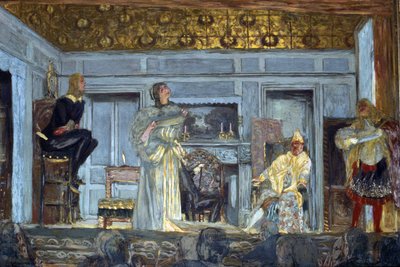 Moliere tarafından hayali hasta dekorları by Edouard Vuillard