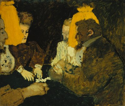 Kart Oyunu by Edouard Vuillard