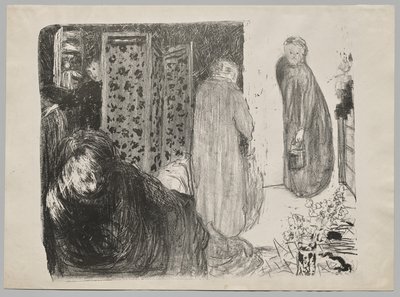Ekranlı İç Mekan by Edouard Vuillard