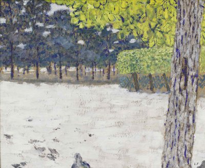Tuileries Bahçesi, 1894 civarı. by Edouard Vuillard