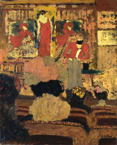 İllüzyonist Numara, c. 1895. by Edouard Vuillard