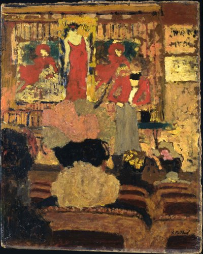 İllüzyonist Numara, c. 1895. by Edouard Vuillard