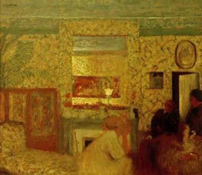 Natansons salonu, rue Saint-Florentin by Edouard Vuillard