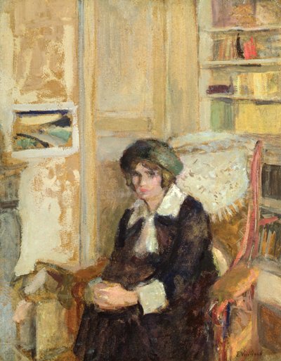 Lucie Belin Sanatçının Evinde by Edouard Vuillard