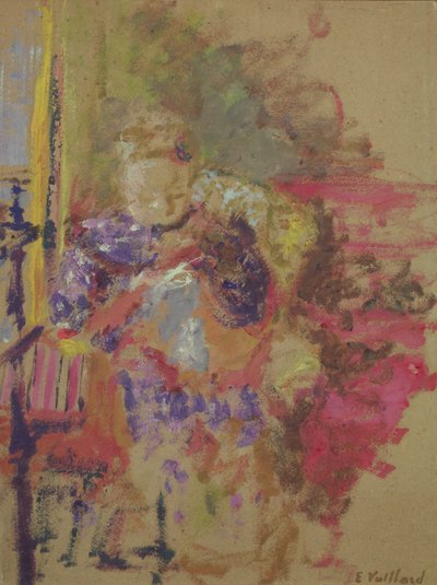 Madame Vuillard Dikiş, c.1905 by Edouard Vuillard