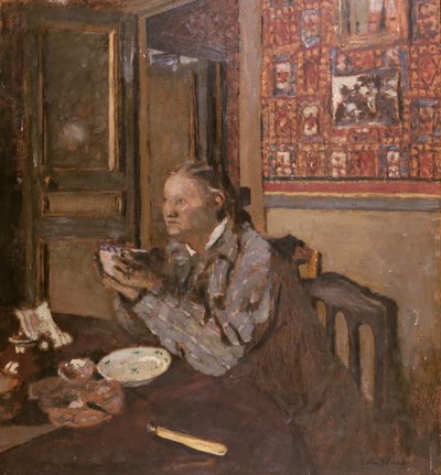 Madame Vuillard kaseli, 1898 by Edouard Vuillard