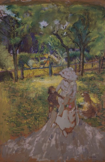 Meyve Bahçesinde Sabah Bahçesinde Anne ve Çocuk, 1909-1911. by Edouard Vuillard