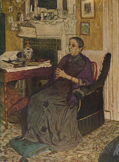 Madam Kapferer 1919, 1919, 1946 by Edouard Vuillard