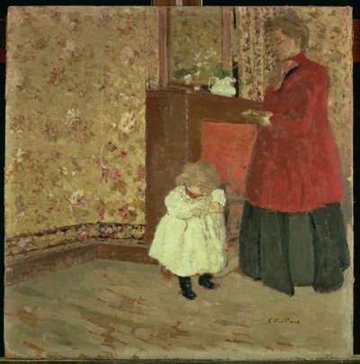 Anne ve Çocuk, 1900 by Edouard Vuillard