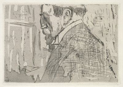 Theo van Rysselberghe'nin portresi by Edouard Vuillard