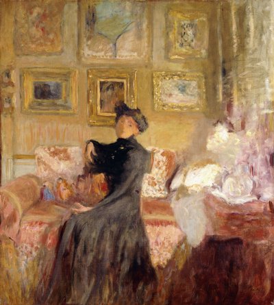 Kırmızı Kanepe; Kırmızı Divan, c.1905 by Edouard Vuillard