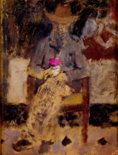 Retrato de Felix Vallotton by Edouard Vuillard