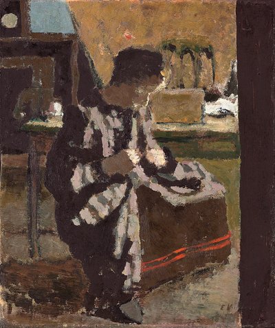 Dikiş; La couture, c.1893 by Edouard Vuillard