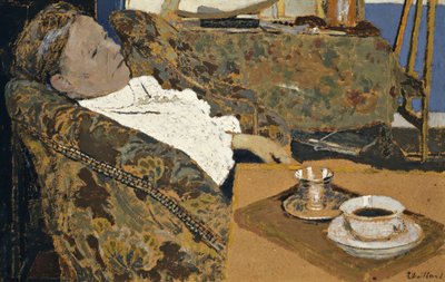Sanatçının Annesi Yattı; La Mere de L" Artiste Reposant, 1897 dolayları by Edouard Vuillard
