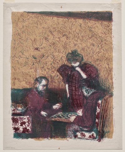 Dama Oyunu by Edouard Vuillard