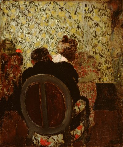 Manikür, 1897 (kart üzeri yağlı boya) by Edouard Vuillard