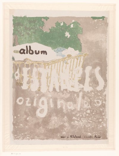 Titelpret voor: Vollard galerisinden orijinal baskıların albümü, cilt. 2 Orijinal Baskılar Albümü (nesne üzerindeki başlık) by Edouard Vuillard