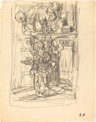 Çiçek vazosu by Edouard Vuillard