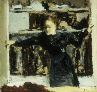 Pencereyi Açan Kadın; Pencereyi Açan Kadın, 1893 by Edouard Vuillard