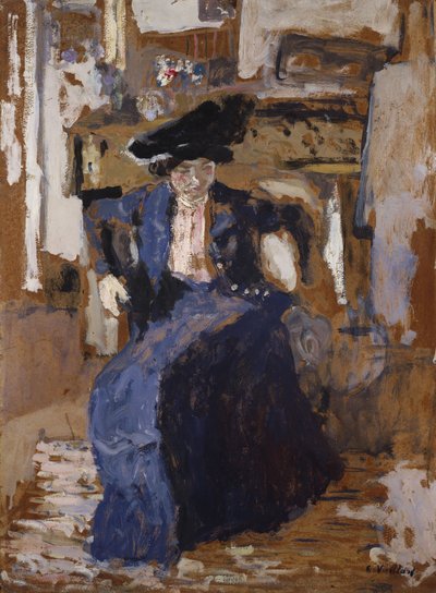 Mavili Kadın by Edouard Vuillard