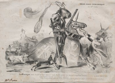 İngiliz-Şövalye Davranışları, 1839. by Edouard de N___