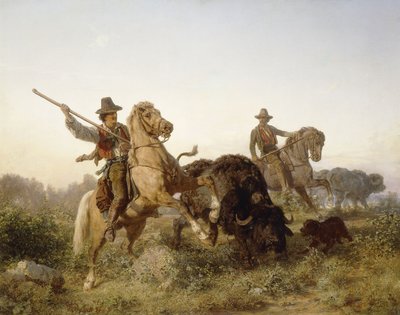 Manda gütmek, 1862 by Edouard van den Bosch