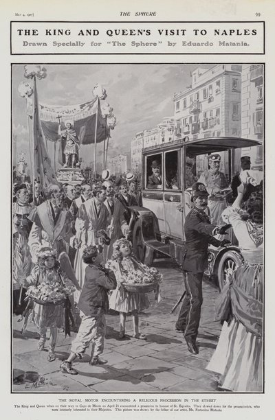 Kral Edward VII ve Kraliçe Alexandra, İtalya