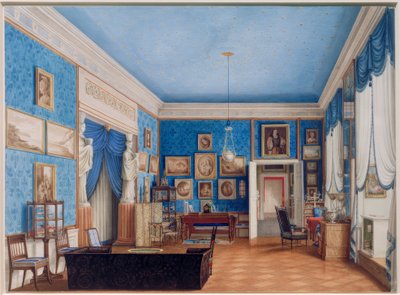 Berlin Sarayı, yatak odası by Eduard Gärtner