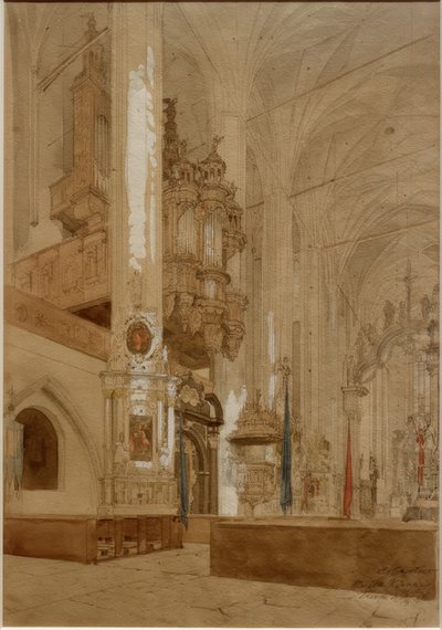 Marienkirche zu Diken by Eduard Gärtner
