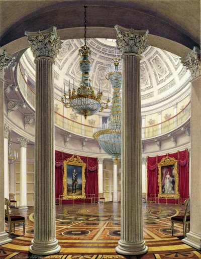 Rotunda, Kışlık Saray, 1862 by Eduard Hau