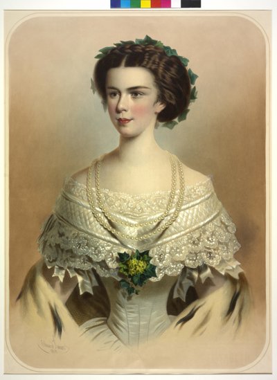 Avusturya İmparatoriçesi Elisabeth by Eduard Kaiser