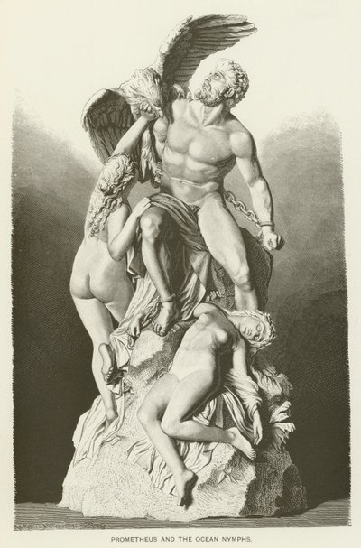 Prometheus ve Okyanus Perileri by Eduard Muller