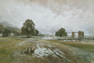 Ahşap tırmıkta by Eduard Peithner von Lichtenfels