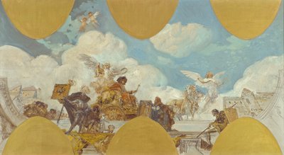 Apotheosis von Kaiser Maximilian I. by Eduard Veith