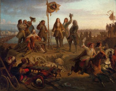 Prens Eugene, İmparatora bir haberci gönderir ve ona zaferini bildirir ..., yaklaşık 1860. by Eduard von Engerth