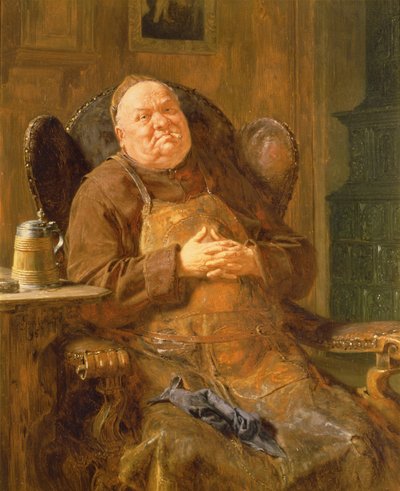 Sessiz Bir Duman, 1895 by Eduard von Grutzner