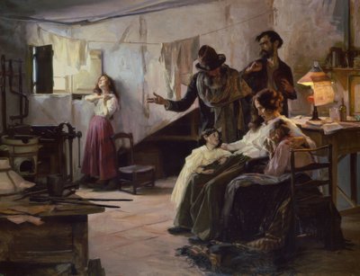 Anarşistin ailesi idam edildiği gün by Eduardo Chicharro y Agüera