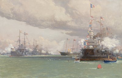 L"Entente Cordiale: Royal Yacht Victoria & Albert III, Cowes Road
