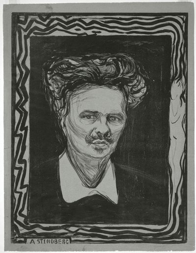 Ağustos Strindberg by Edvard Munch