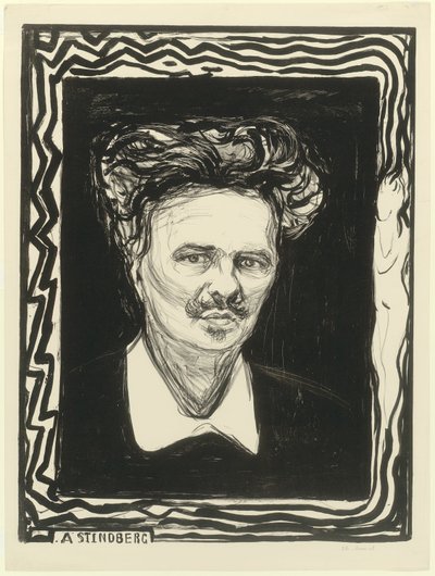 Ağustos Strindberg by Edvard Munch