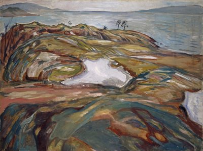 Kıyı Manzarası, 1918 by Edvard Munch