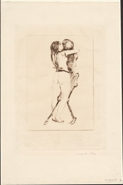 ölüm ve kadın by Edvard Munch