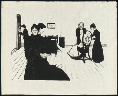 Hasta Odasında Ölüm by Edvard Munch