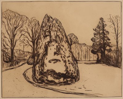 Bahçe. 1902 by Edvard Munch