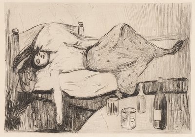 Ertesi gün. 1894 by Edvard Munch