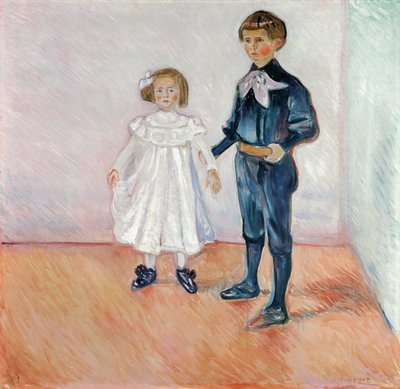 Erdmute ve Hans-Herbert Esche, Munch, Edvard (1863-1944). Tuval üzerine yağlıboya by Edvard Munch