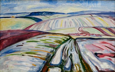 karda tarla by Edvard Munch