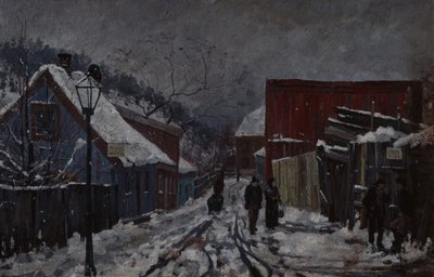 Saxegaards caddesinden by Edvard Munch
